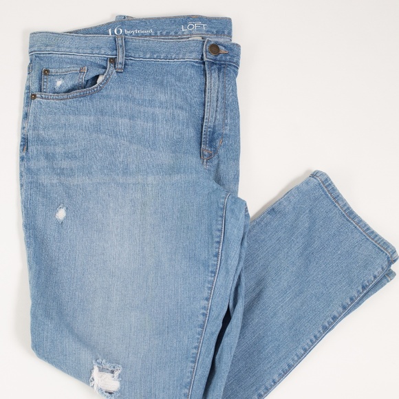 Ann Taylor Denim - Anne Taylor Distressed Boyfriend SZ 16 Final price